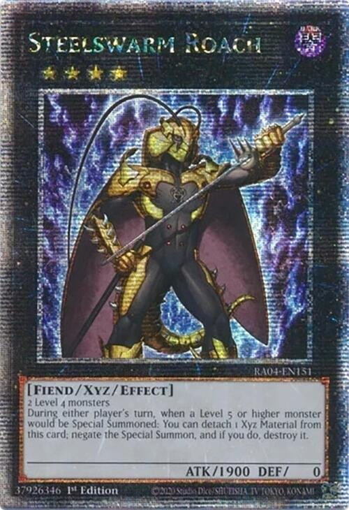Steelswarm Roach - RA04-EN151 - (Quarter Century Secret Rare) - 1st Edition